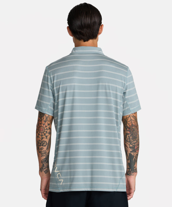RVCA メンズ SPORT VENT POLO ポロシャツ 【2026年夏モデル】 LED1 / XL