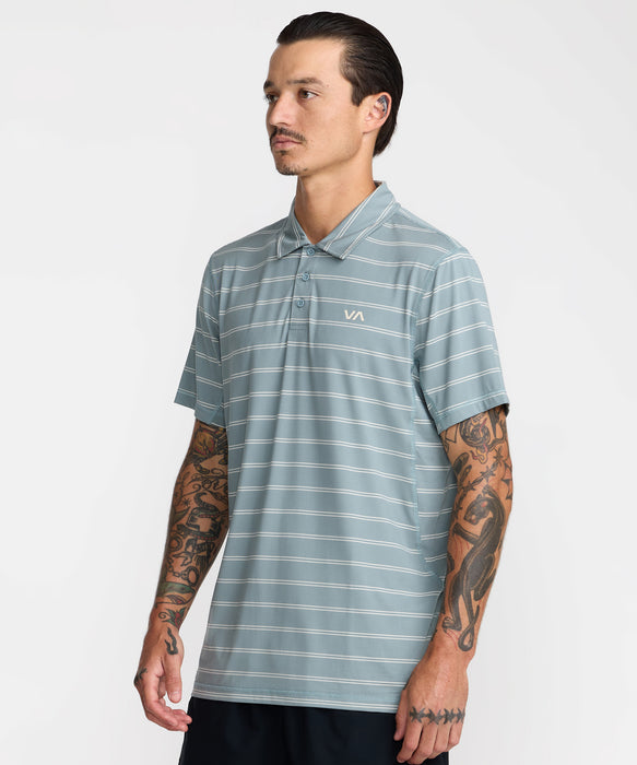 RVCA メンズ SPORT VENT POLO ポロシャツ 【2026年夏モデル】 LED1 / XL