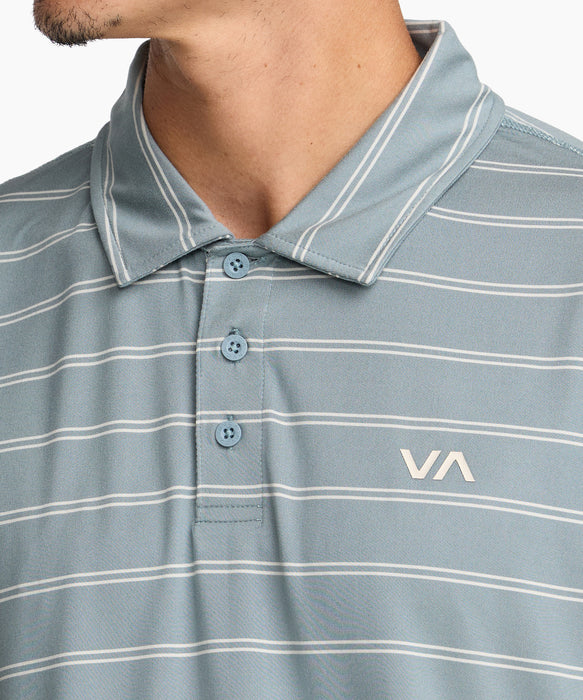 RVCA メンズ SPORT VENT POLO ポロシャツ 【2026年夏モデル】 LED1 / XL