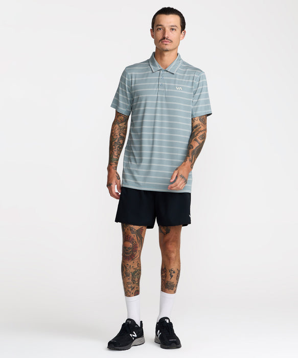 RVCA メンズ SPORT VENT POLO ポロシャツ 【2026年夏モデル】 LED1 / XL