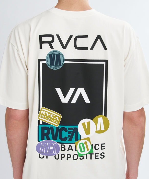 RVCA メンズ VACATION TAG BOX Tシャツ 【2026年夏モデル】 ANW / XL