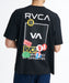 RVCA メンズ VACATION TAG BOX Tシャツ 【2026年夏モデル】 BLK / XL