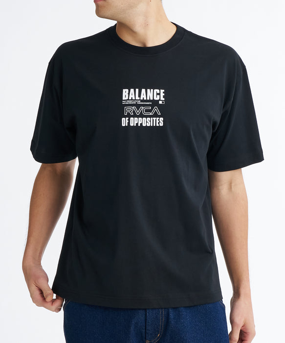 RVCA メンズ UNCUFF Tシャツ 【2026年夏モデル】 BLK / XL