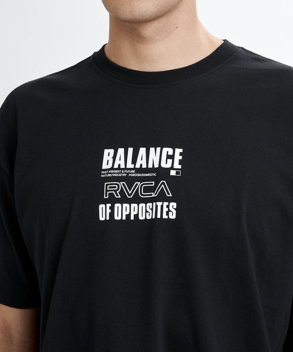 RVCA メンズ UNCUFF Tシャツ 【2026年夏モデル】 BLK / XL