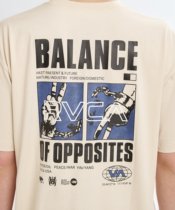 RVCA メンズ UNCUFF Tシャツ 【2026年夏モデル】 CER / XL