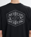 RVCA メンズ HEXFILINGREE Tシャツ 【2026年夏モデル】 BLK / XL