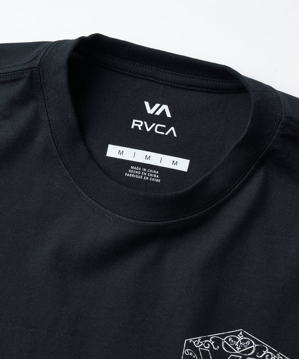 RVCA メンズ HEXFILINGREE Tシャツ 【2026年夏モデル】 BLK / XL