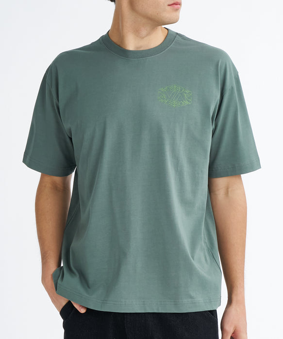 RVCA メンズ HEXFILINGREE Tシャツ 【2026年夏モデル】 JAD / XL