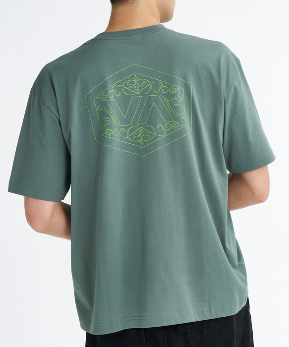 RVCA メンズ HEXFILINGREE Tシャツ 【2026年夏モデル】 JAD / XL