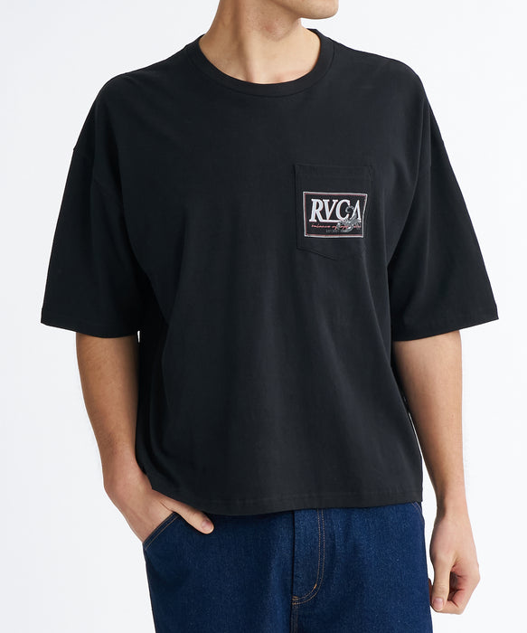 RVCA メンズ BALANCE TOUR SUPER WIDE ST Tシャツ 【2026年夏モデル】 BLK / XL