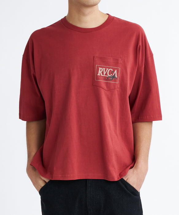 RVCA メンズ BALANCE TOUR SUPER WIDE ST Tシャツ 【2026年夏モデル】 DSR / XL