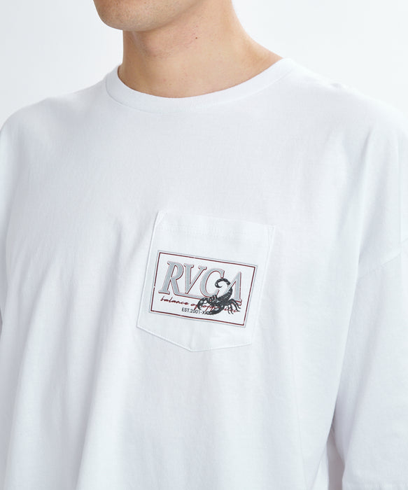 RVCA メンズ BALANCE TOUR SUPER WIDE ST Tシャツ 【2026年夏モデル】 WHT / XL