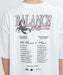RVCA メンズ BALANCE TOUR SUPER WIDE ST Tシャツ 【2026年夏モデル】 WHT / XL