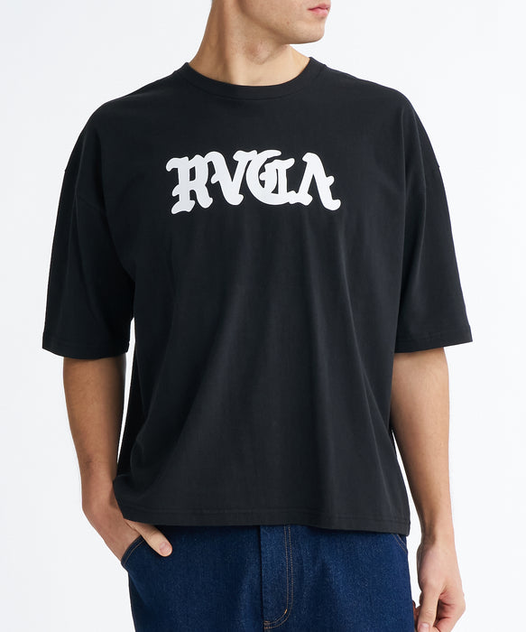 RVCA メンズ SUPER WIDE OE LOGO ST Tシャツ 【2026年夏モデル】