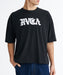 RVCA メンズ SUPER WIDE OE LOGO ST Tシャツ 【2026年夏モデル】 BLK / XL
