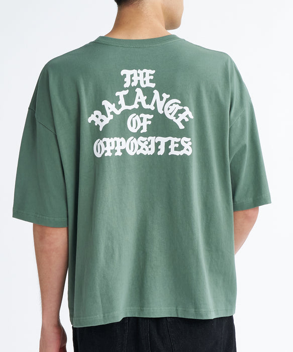 RVCA メンズ SUPER WIDE OE LOGO ST Tシャツ 【2026年夏モデル】 JAD / XL