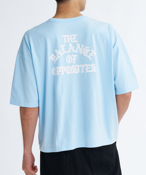 RVCA メンズ SUPER WIDE OE LOGO ST Tシャツ 【2026年夏モデル】 LBL / XL