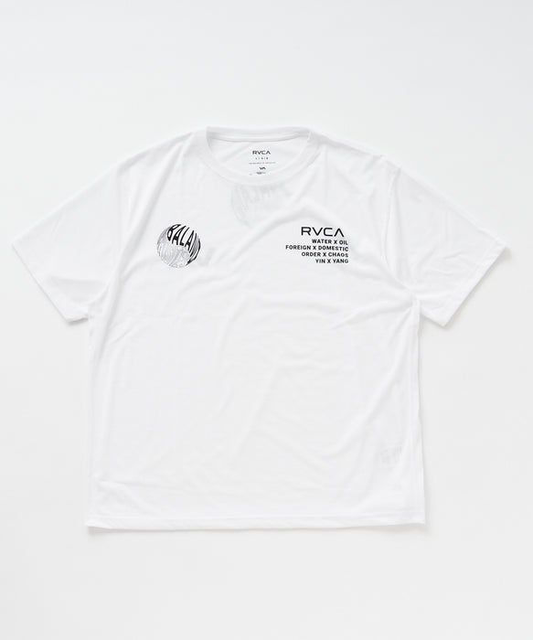 RVCA SPORT メンズ YIN AND YAN BALANCE VENT TEE Tシャツ 【2026年夏モデル】