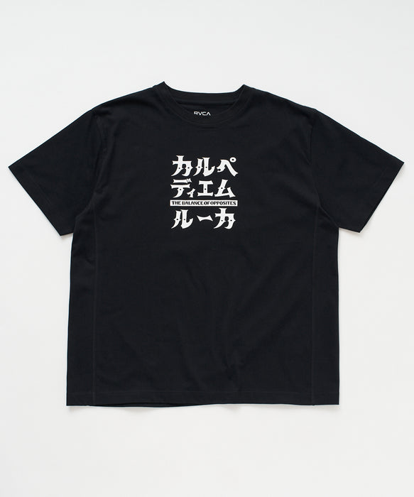 RVCA SPORT メンズ CARPE DIEM X RVCA KATAKANA ST Tシャツ 【2026年夏モデル】