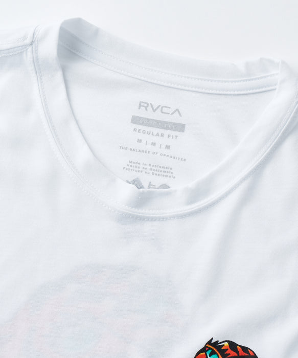 RVCA メンズ KALEB TIGER SS Tシャツ 【2026年夏モデル】 WHT / XL