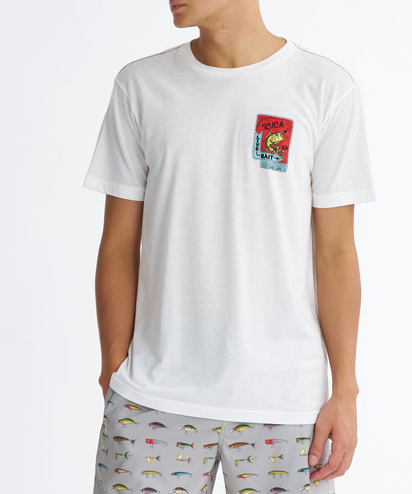 RVCA メンズ LIVE BAIT SS Tシャツ 【2026年夏モデル】 ANW / XL