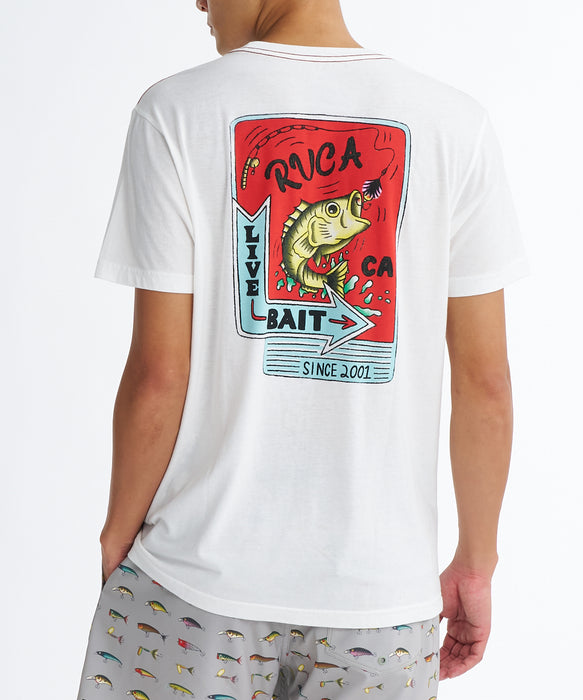 RVCA メンズ LIVE BAIT SS Tシャツ 【2026年夏モデル】 ANW / XL