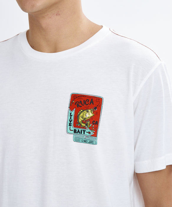 RVCA メンズ LIVE BAIT SS Tシャツ 【2026年夏モデル】 ANW / XL