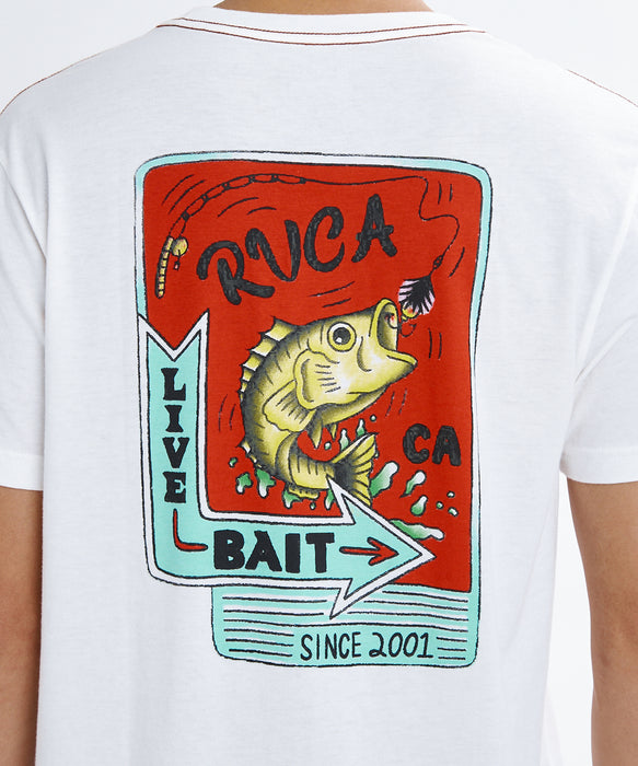 RVCA メンズ LIVE BAIT SS Tシャツ 【2026年夏モデル】 ANW / XL