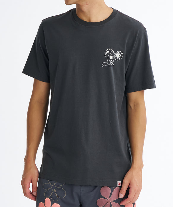 RVCA メンズ BRYCE BLOOM SS Tシャツ 【2026年夏モデル】 PTK / XL