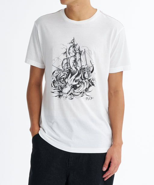 RVCA メンズ HIGH SEAS SS Tシャツ 【2026年夏モデル】 ANW / XL