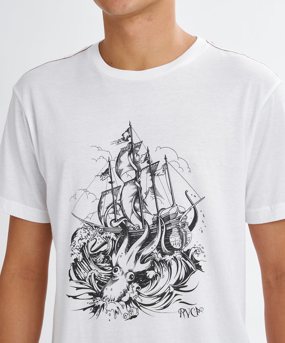 RVCA メンズ HIGH SEAS SS Tシャツ 【2026年夏モデル】 ANW / XL