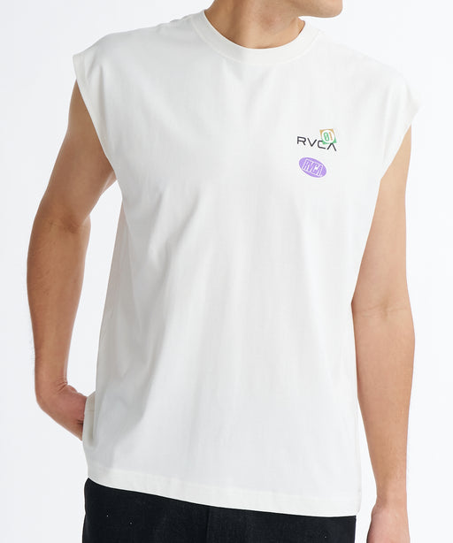 RVCA メンズ VACATION TAG BOX TT タンクトップ 【2026年夏モデル】 ANW / XL