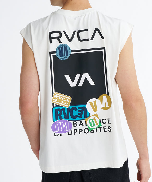 RVCA メンズ VACATION TAG BOX TT タンクトップ 【2026年夏モデル】 ANW / XL