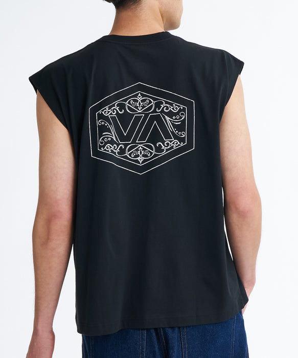 RVCA メンズ HEXFILINGREE TT タンクトップ 【2026年夏モデル】 BLK / XL