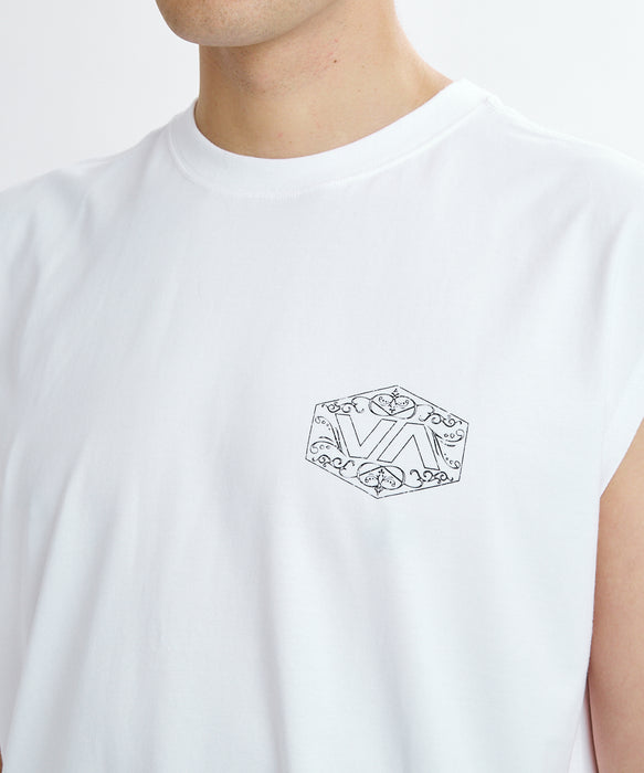 RVCA メンズ HEXFILINGREE TT タンクトップ 【2026年夏モデル】 WHT / XL