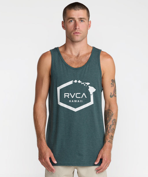 RVCA メンズ ISLAND HEX TANK タンクトップ 【2026年夏モデル】 ABG / XL