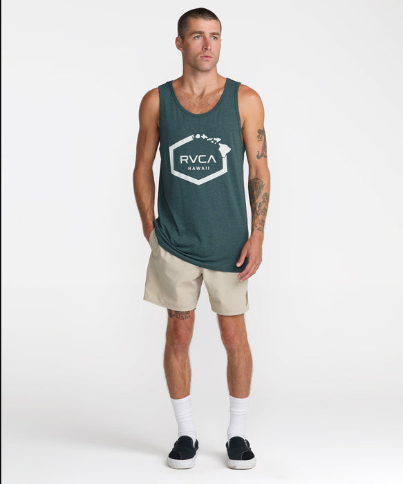 RVCA メンズ ISLAND HEX TANK タンクトップ 【2026年夏モデル】 ABG / XL