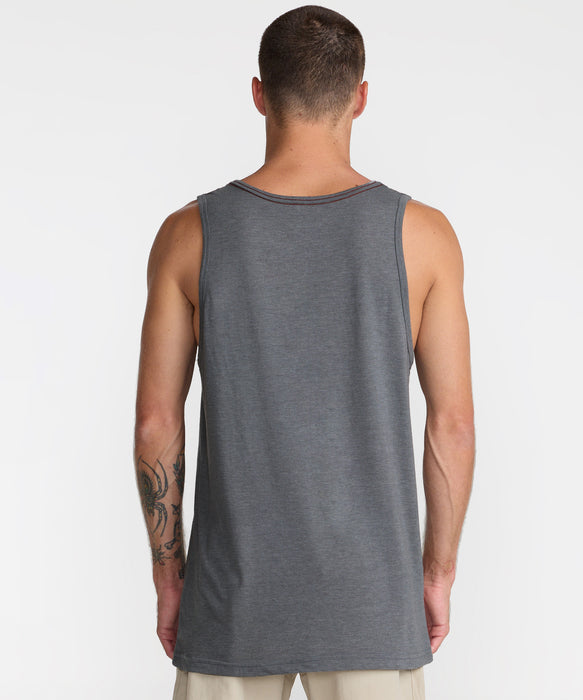 RVCA メンズ ISLAND HEX TANK タンクトップ 【2026年夏モデル】 SMK / XL