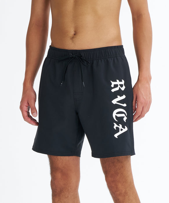 RVCA メンズ ELASTIC OE BS ボードショーツ 【2026年夏モデル】 BLK / XL