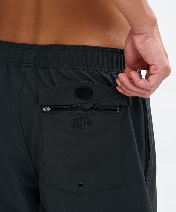 RVCA メンズ ELASTIC OE BS ボードショーツ 【2026年夏モデル】 BLK / XL