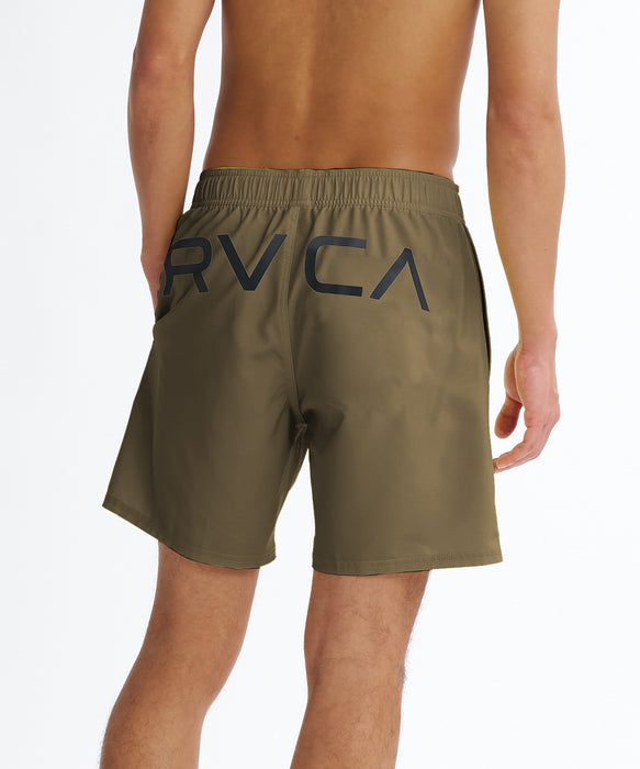 RVCA メンズ ERASTIC BACK LOGO BS ボードショーツ 【2026年夏モデル】 WOO / XL