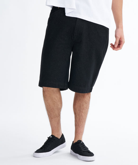 RVCA メンズ 24/7 SHORTS デニムパンツ 【2026年夏モデル】 BLK / L