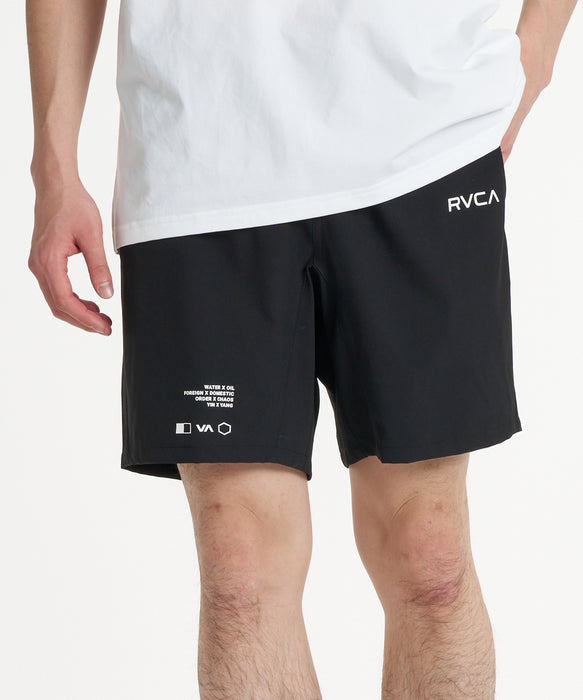 RVCA メンズ STATE MENT SHORT PANTS ショートパンツ 【2026年夏モデル】 BLK / XL