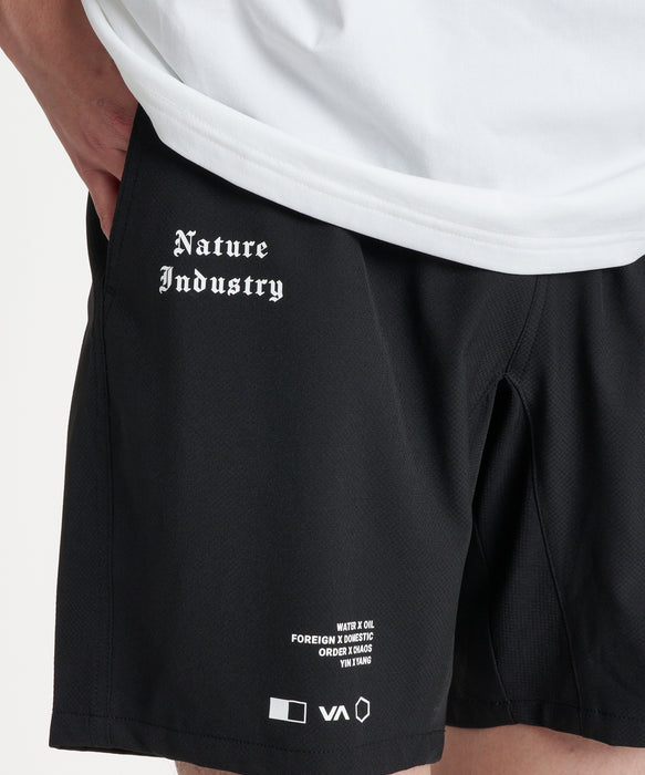 RVCA メンズ STATE MENT SHORT PANTS ショートパンツ 【2026年夏モデル】 BLK / XL