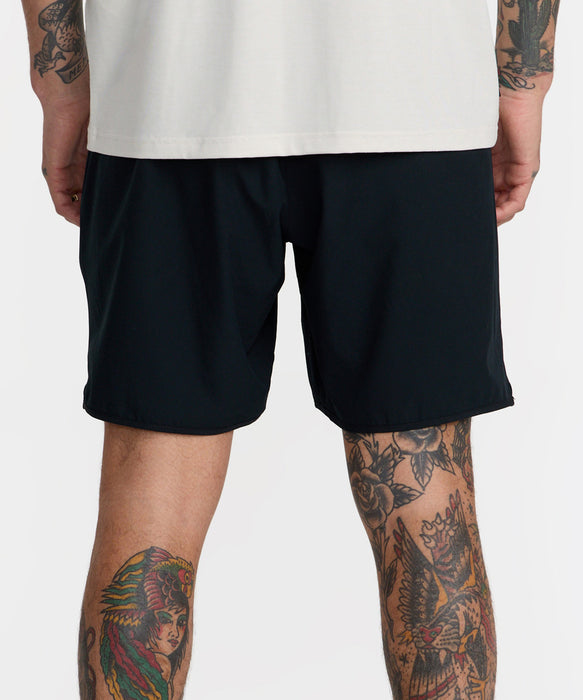 RVCA メンズ YOGGER STRETCH 17 ショートパンツ 【2026年夏モデル】 BLK / XL