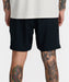 RVCA メンズ YOGGER STRETCH 17 ショートパンツ 【2026年夏モデル】 BLK / XL