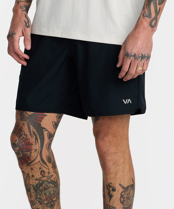 RVCA メンズ YOGGER STRETCH 17 ショートパンツ 【2026年夏モデル】 BLK / XL