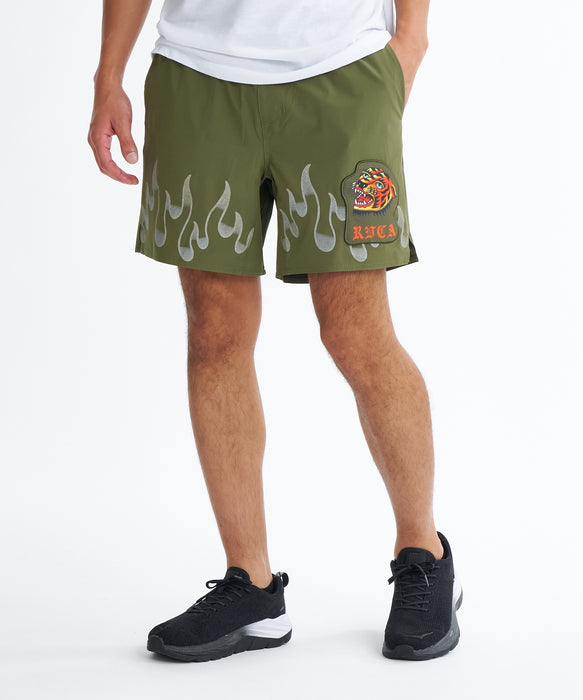 RVCA メンズ YOGGER 2 IN 1 SHORT 17 ショートパンツ 【2026年夏モデル】 ARM / XL
