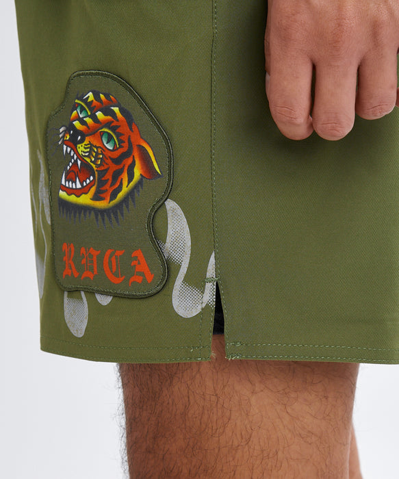 RVCA メンズ YOGGER 2 IN 1 SHORT 17 ショートパンツ 【2026年夏モデル】 ARM / XL