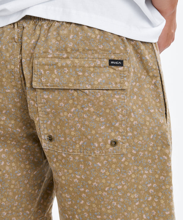 RVCA メンズ ESCAPE ELASTIC CORD SHORT II ボードショーツ 【2026年夏モデル】 COY / XL